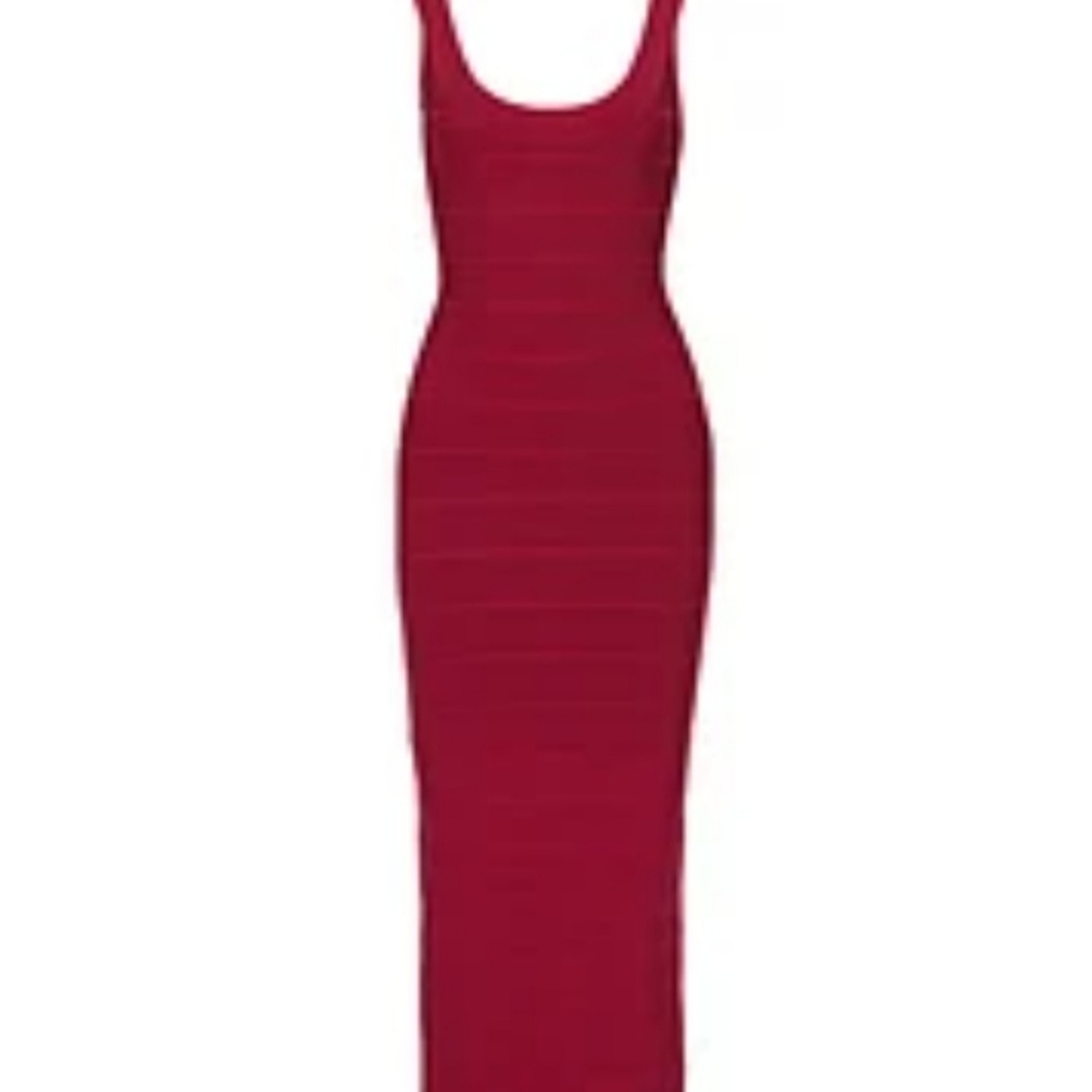 Herver ledge red gown